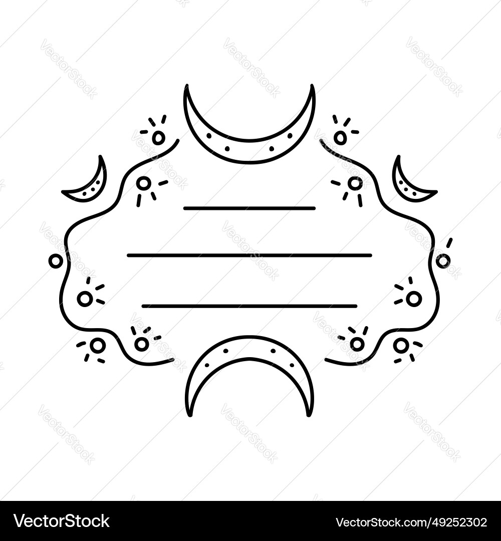 Frame with a pattern black the print is used Frame with a pattern black the print is used vector image