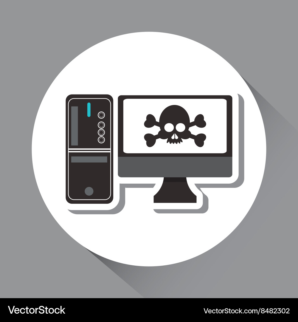 Graphic design of security system Vector Image