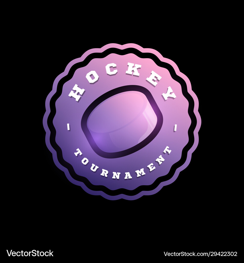 Hockey sport logo modern professional sport Hockey sport logo modern professional sport vektorbild