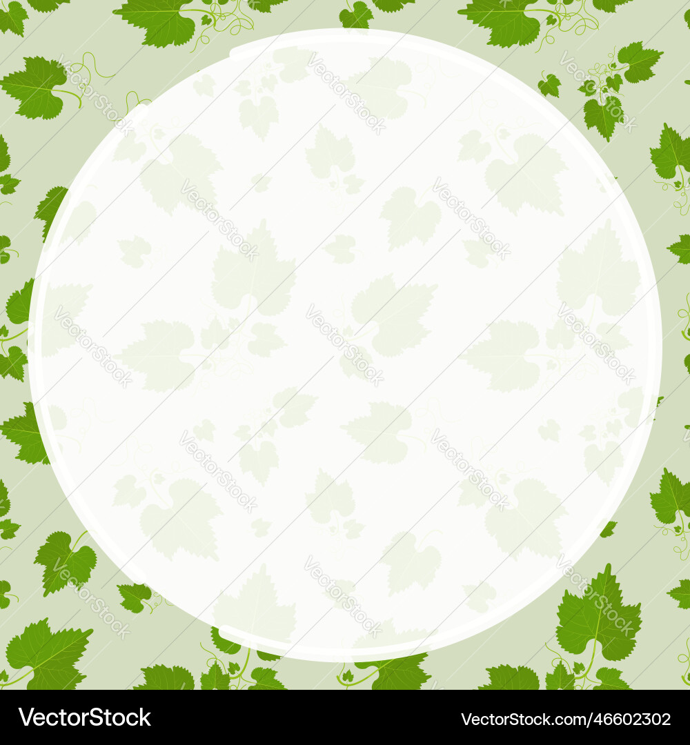Round frame on background of seamless pattern Round frame on background of seamless pattern vector image