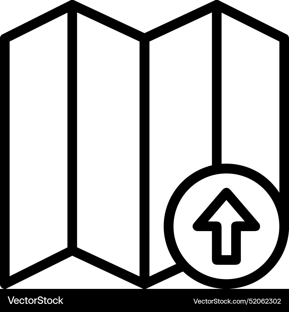 Upload outline icon symbol image Vector Image