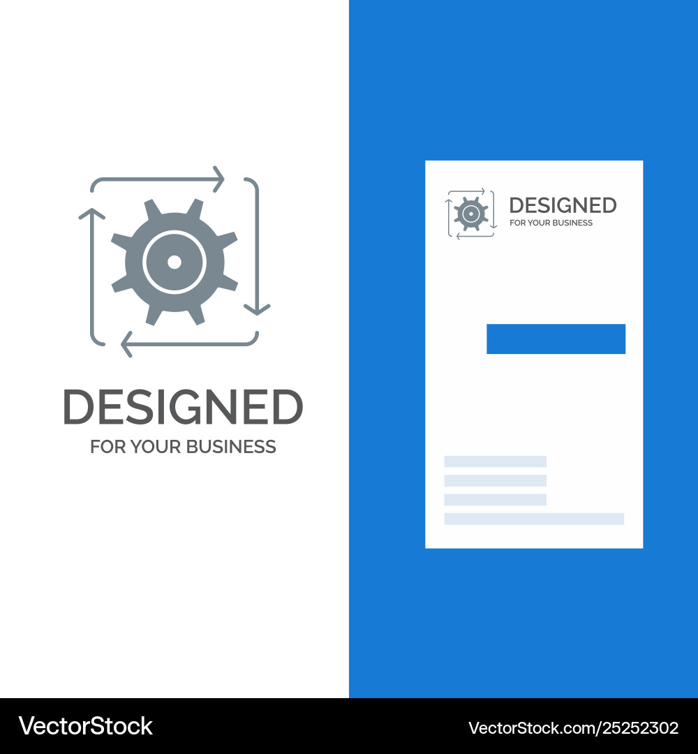 Workflow automation development flow operation vector image