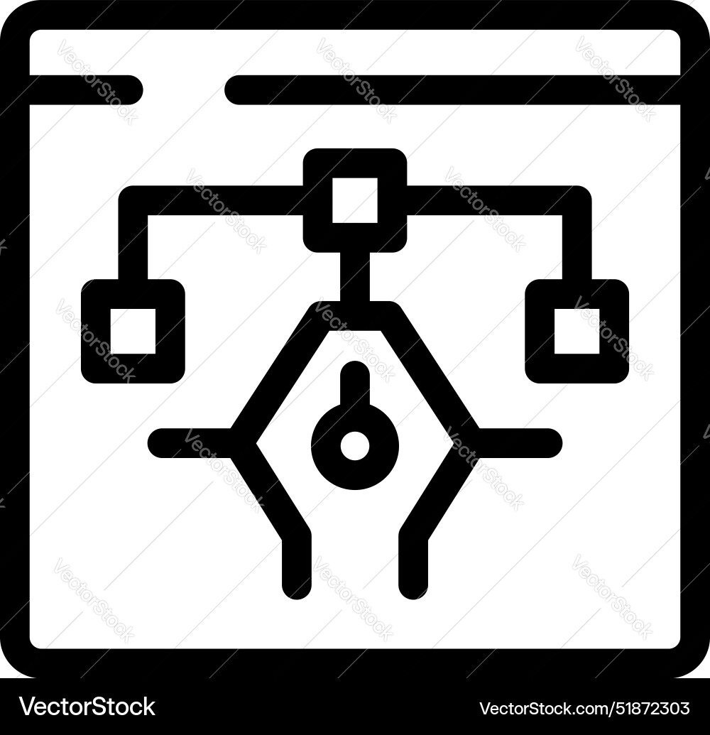 Algorithm-System entwickelt innerhalb der Website Algorithm-System entwickelt innerhalb der Website vektorbild
