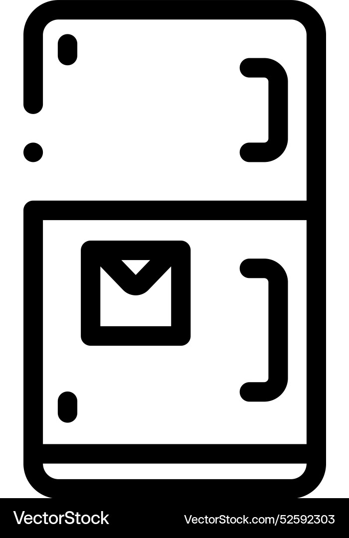 Cold icon thin linear style design isolated Cold icon thin linear style design isolated Vector Image