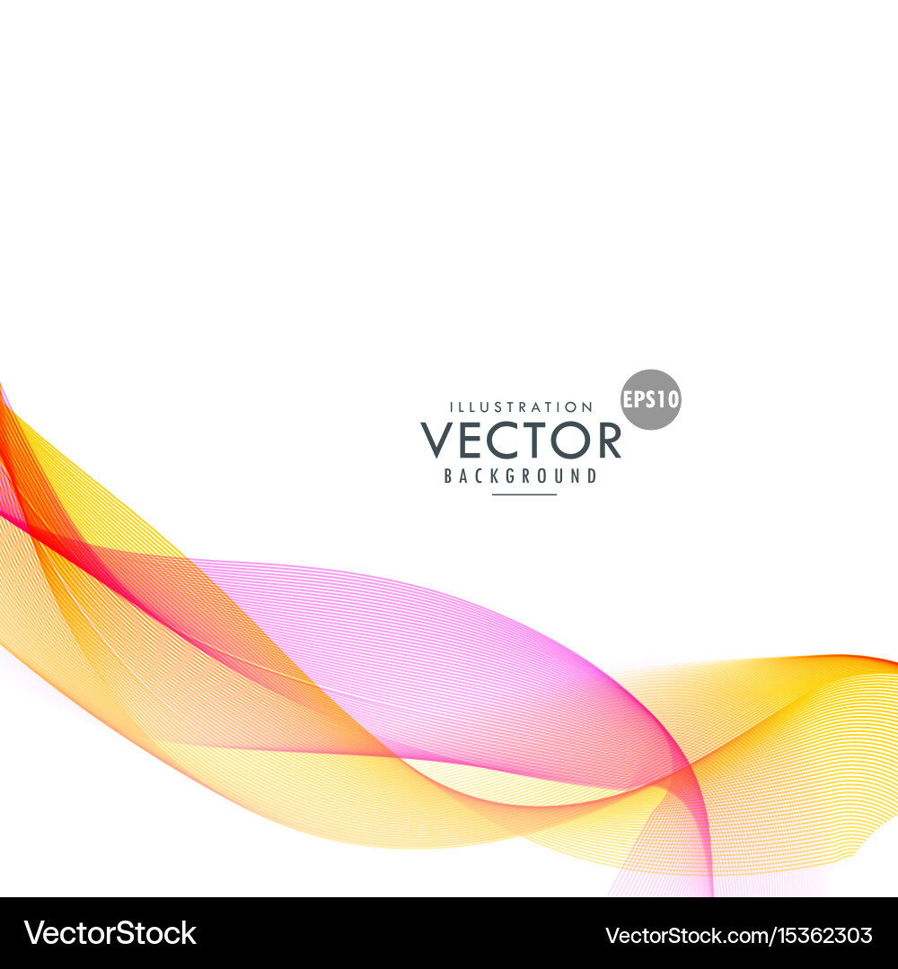 Dynamic Flowing Waves Background vector image