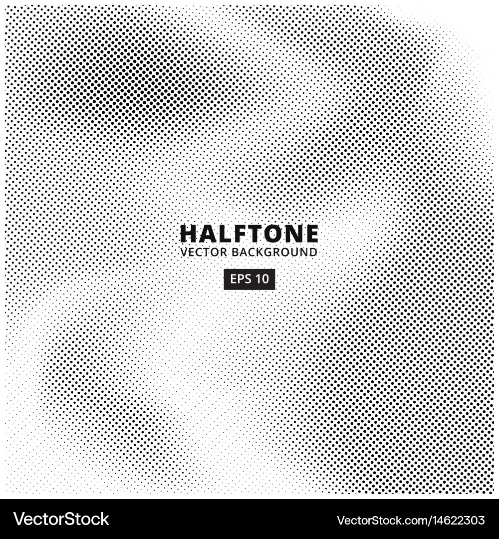 Point Dot Halftone Pattern vector image