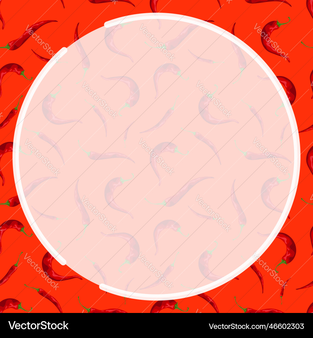Round frame on background of seamless pattern Round frame on background of seamless pattern vector image