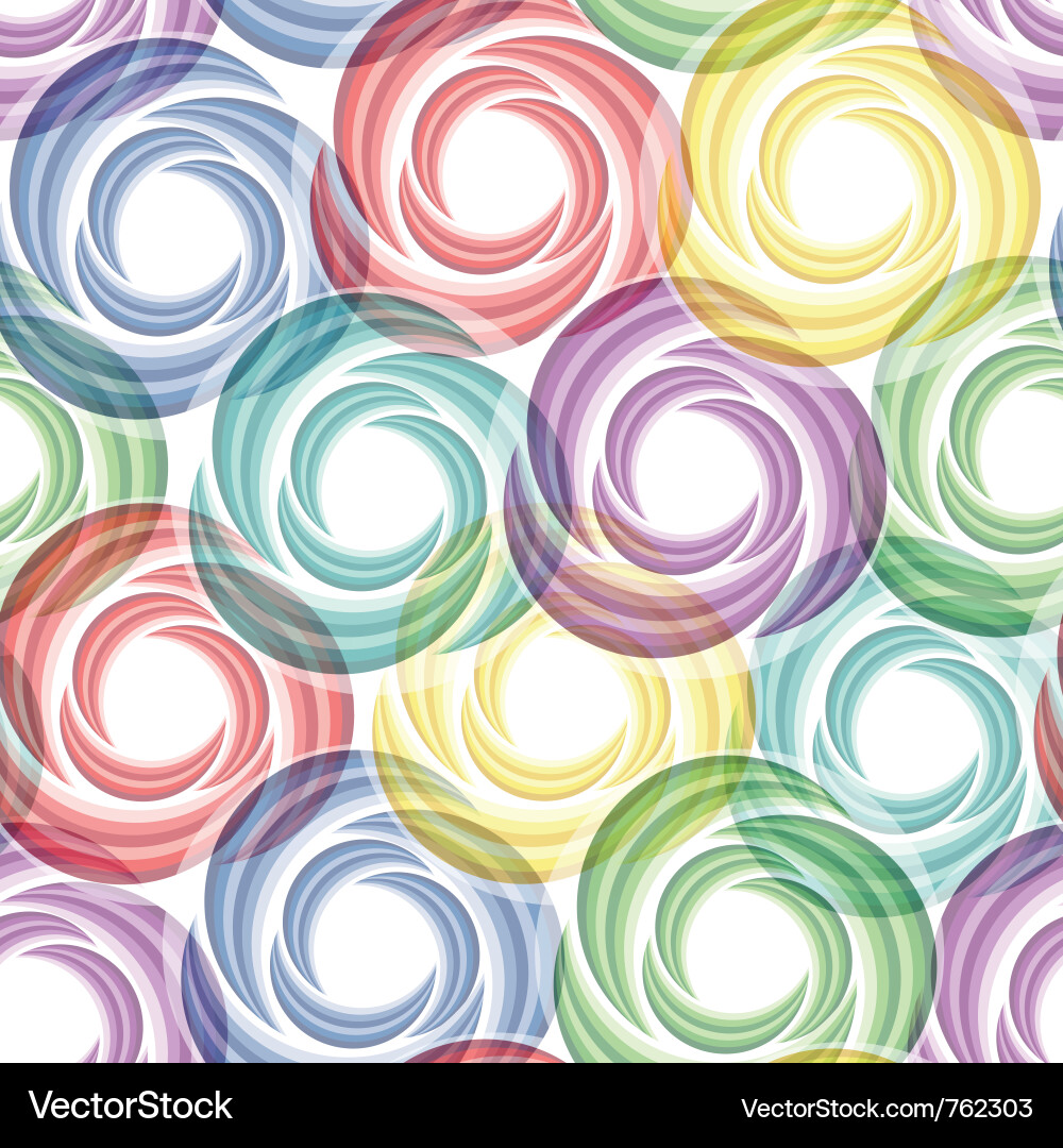 Vivid Swirl Pattern - Abstract vector image