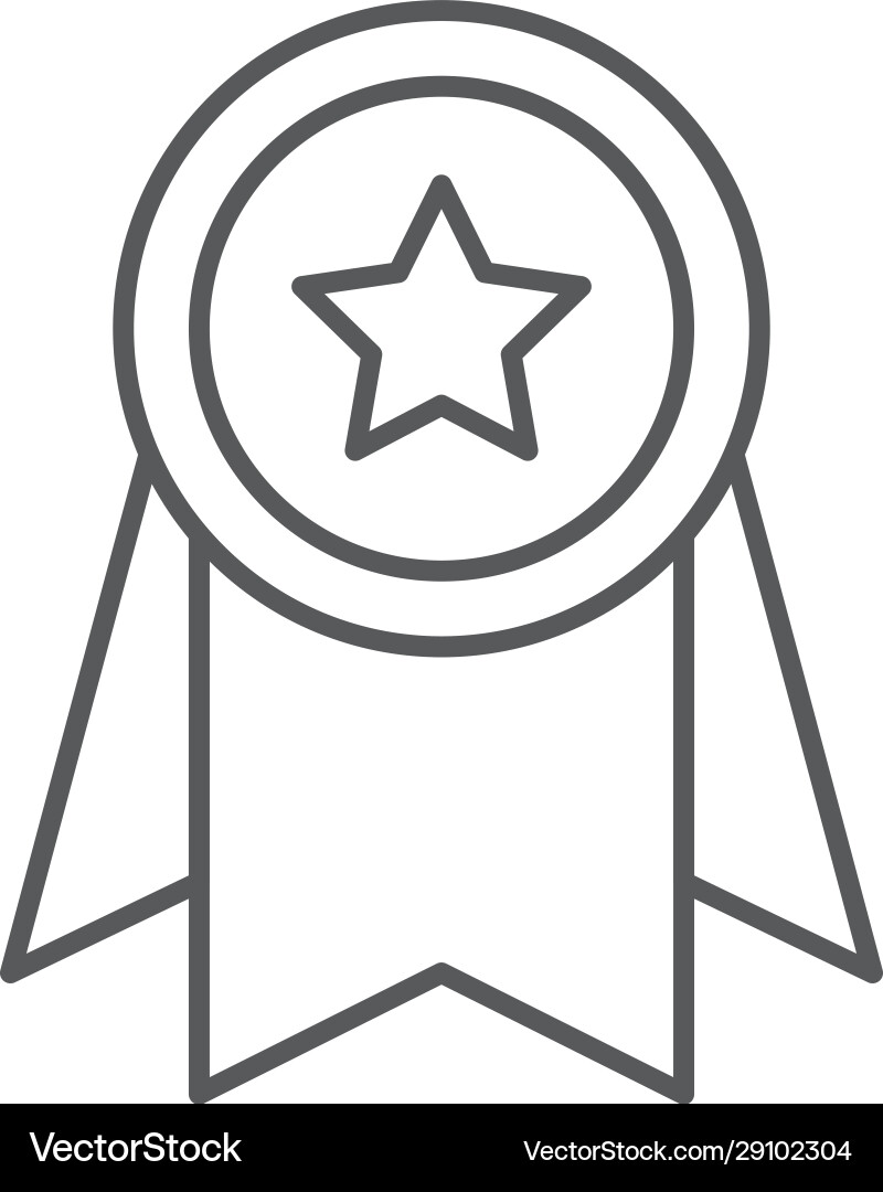 Award badge icon design isolated on white Award badge icon design isolated on white vector image