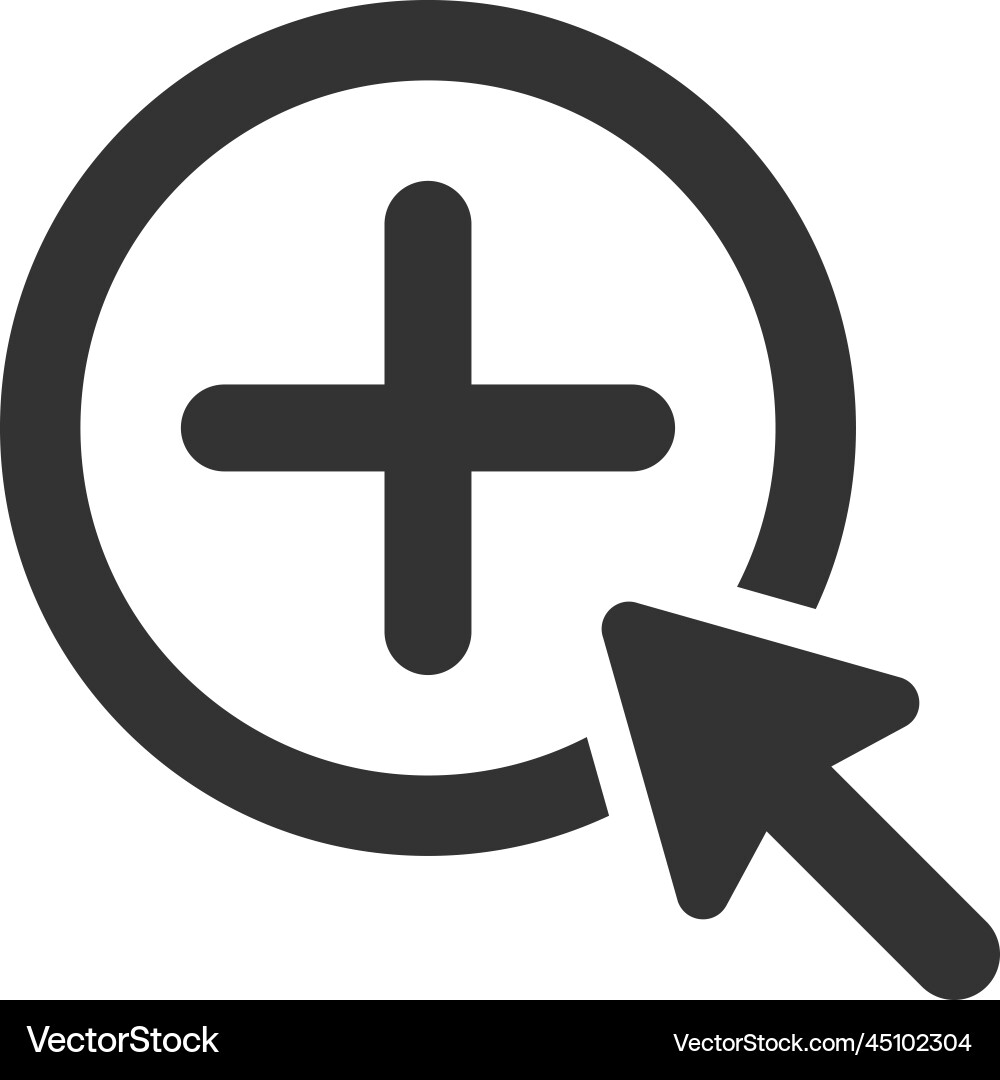 Click to add icon Vector Image