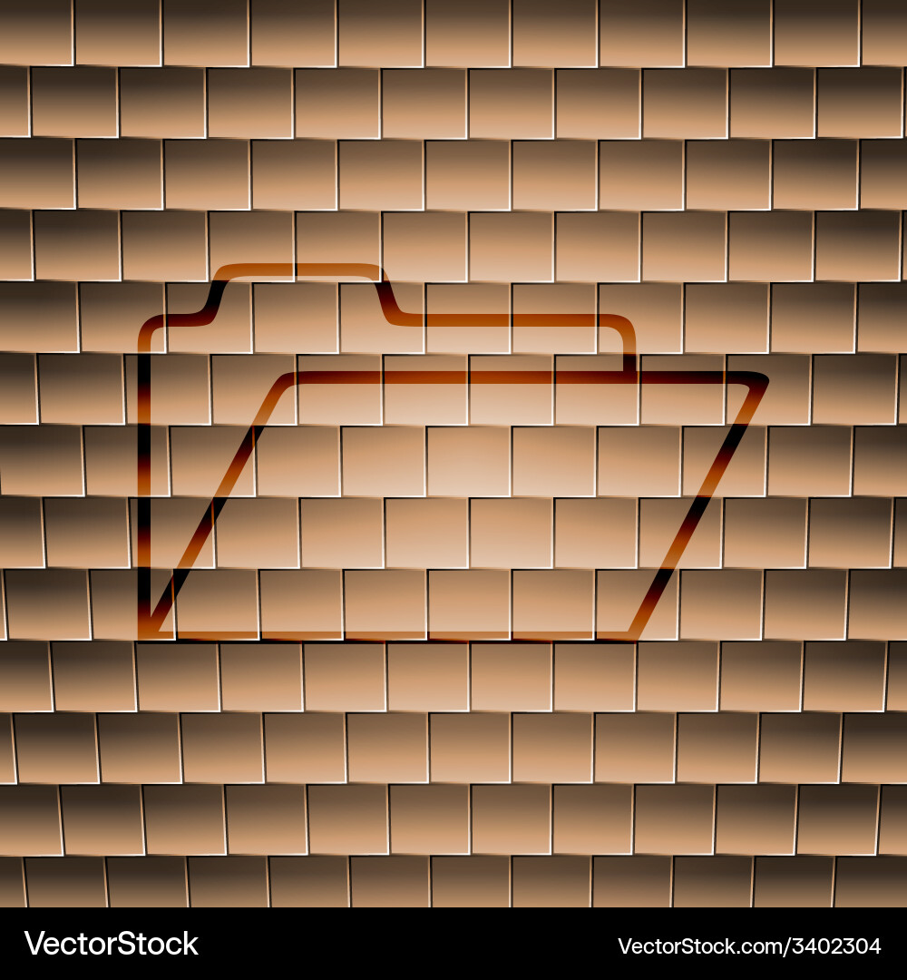 Document folder icon symbol flat modern web design Vector Image