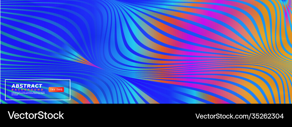 Dynamic colorful background design abstract blue Vector Image
