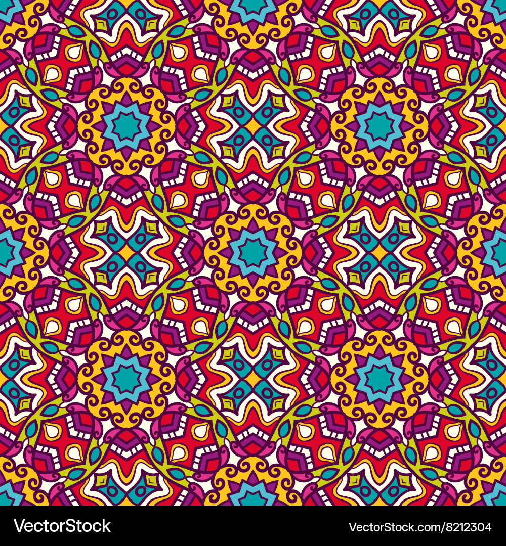 Ethnic seamless pattern Royalty Free Vector Image