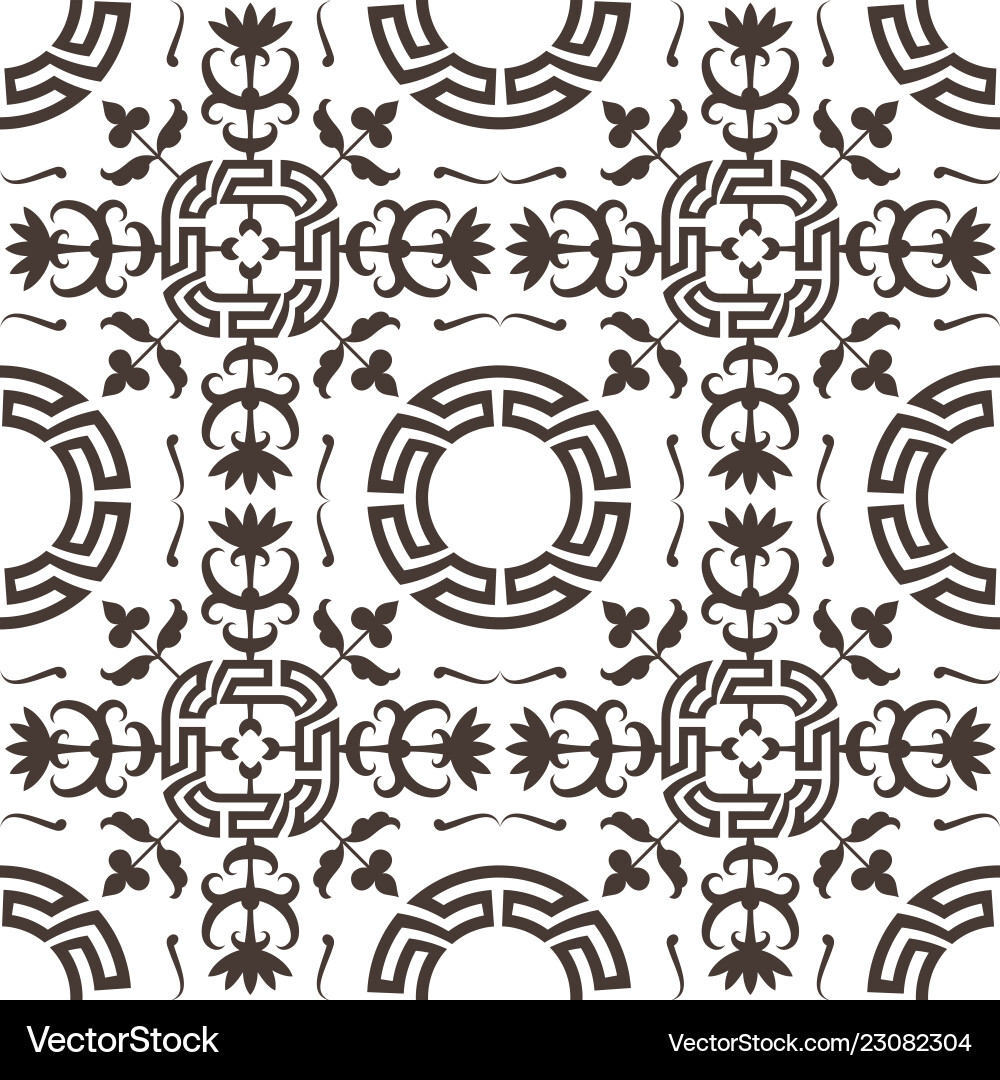 Nahtlose florale abstrakte geometrische Muster Nahtlose florale abstrakte geometrische Muster vektorbild
