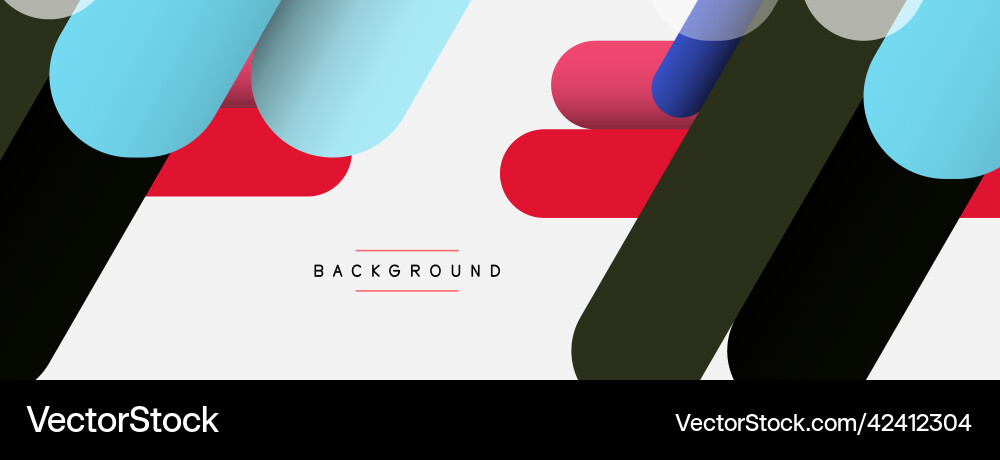 Overlapping round shapes and lines background Overlapping round shapes and lines background vector image