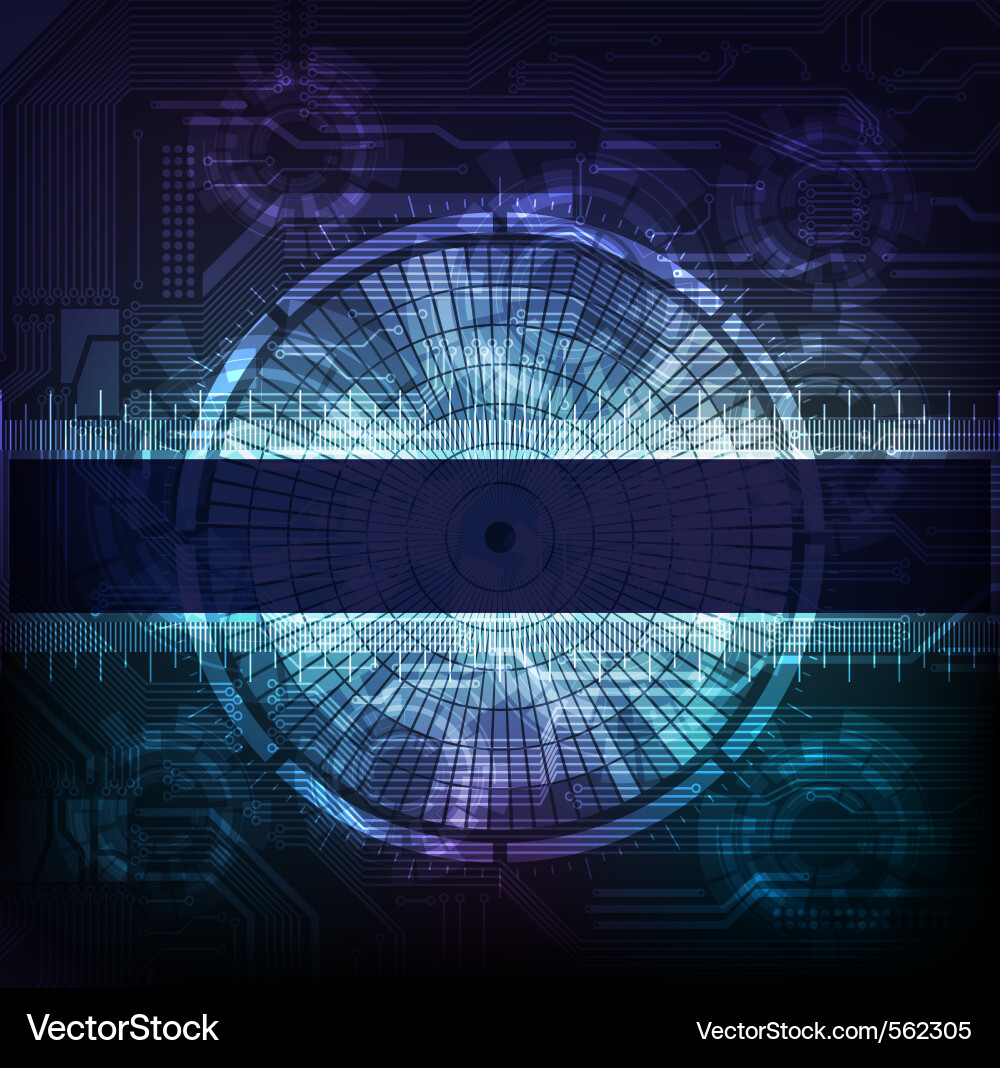 Abstract Circuit Background Vector Image