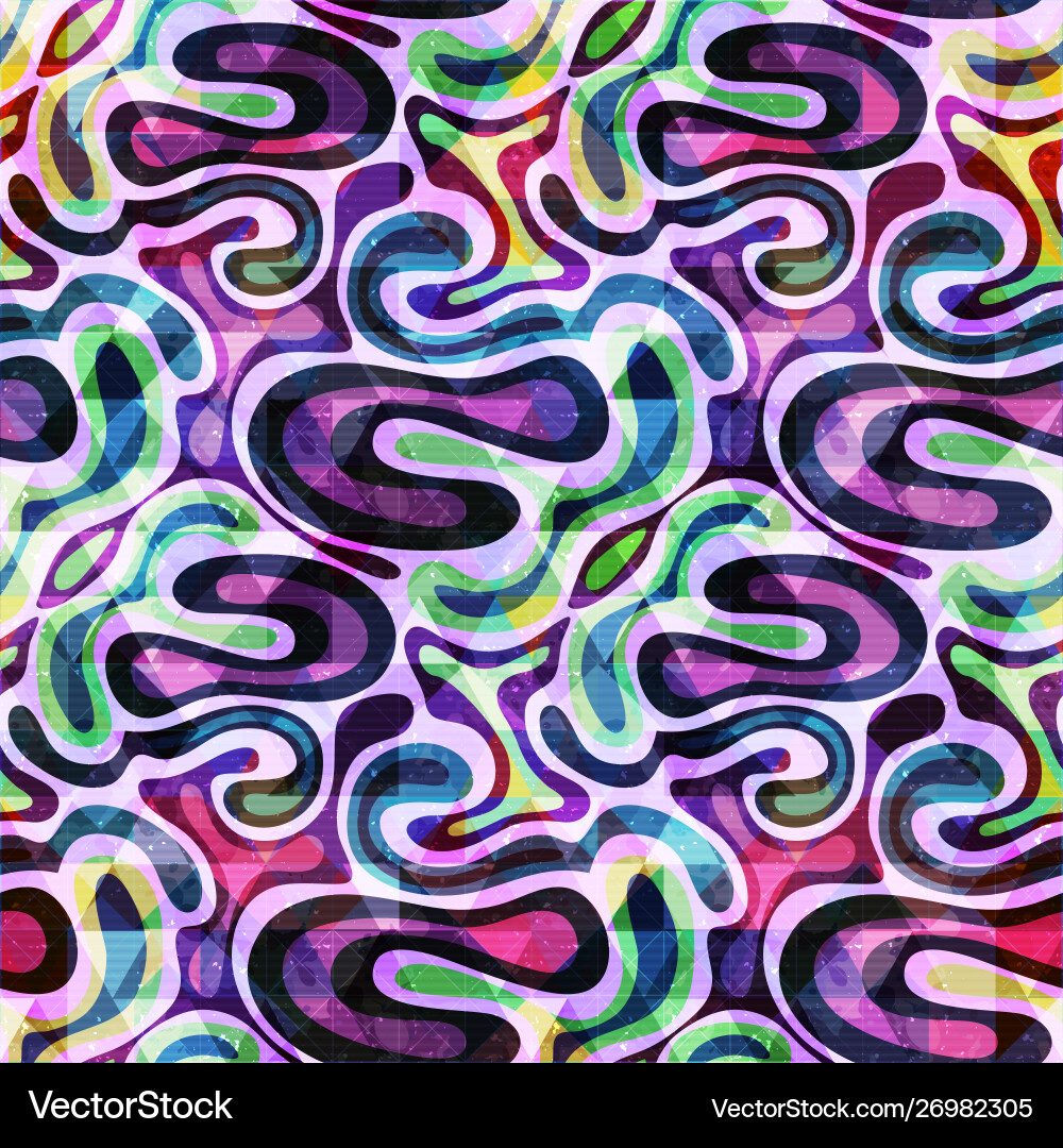Abstract seamless color pattern in graffiti style Abstract seamless color pattern in graffiti style vector image