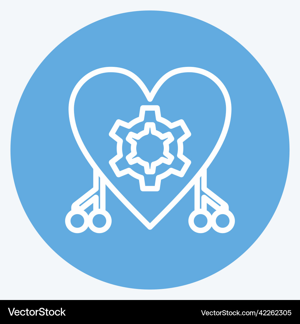 Icon cybernetics suitable for data analytics Icon cybernetics suitable for data analytics vector image