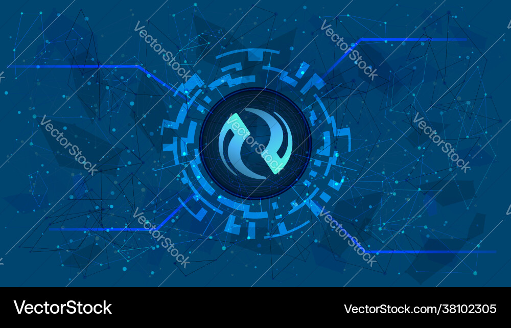 Injective protocol inj token symbol defi Injective protocol inj token symbol defi vector image