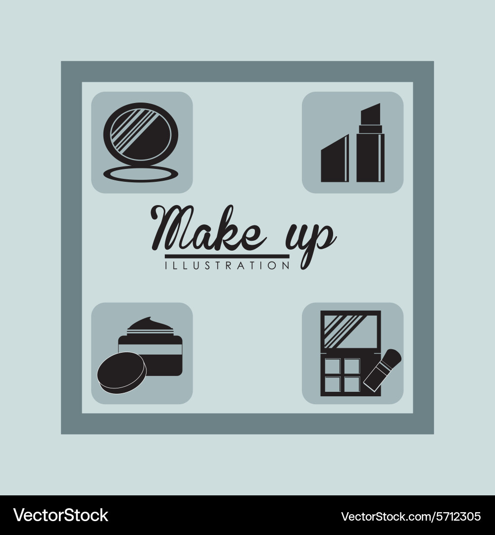 Make up design Vector Image
