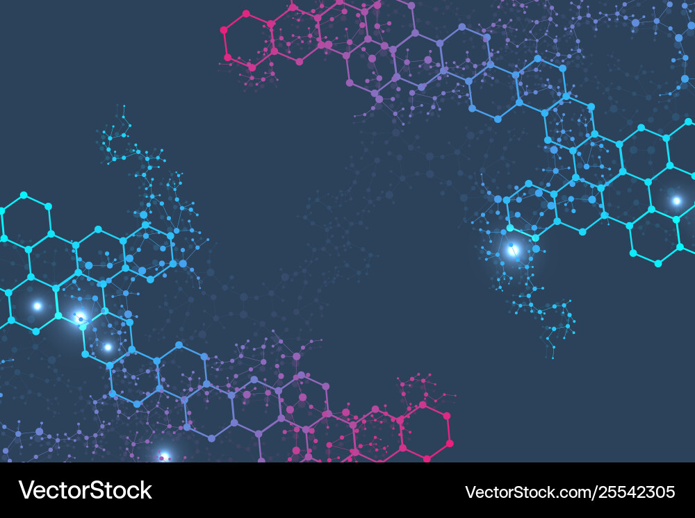 Science network pattern connecting lines and dots Science network pattern connecting lines and dots vector image