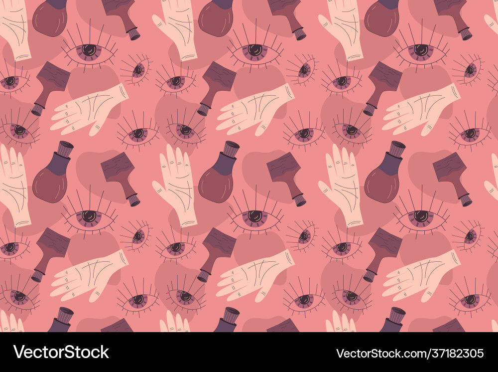 Seamless boho pattern in a minimalistic flat Seamless boho pattern in a minimalistic flat vector image