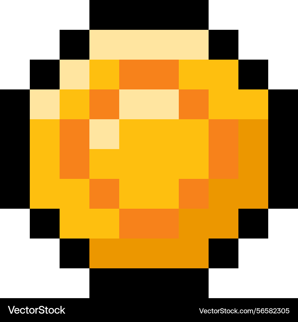 Tap click and touch button pixel icon Tap click and touch button pixel icon vector image