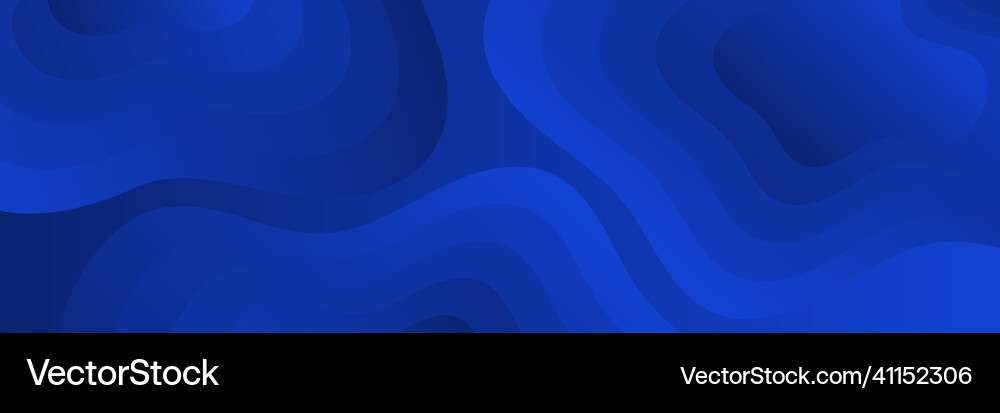 Dynamic Blue Wave Abstract Background vector image