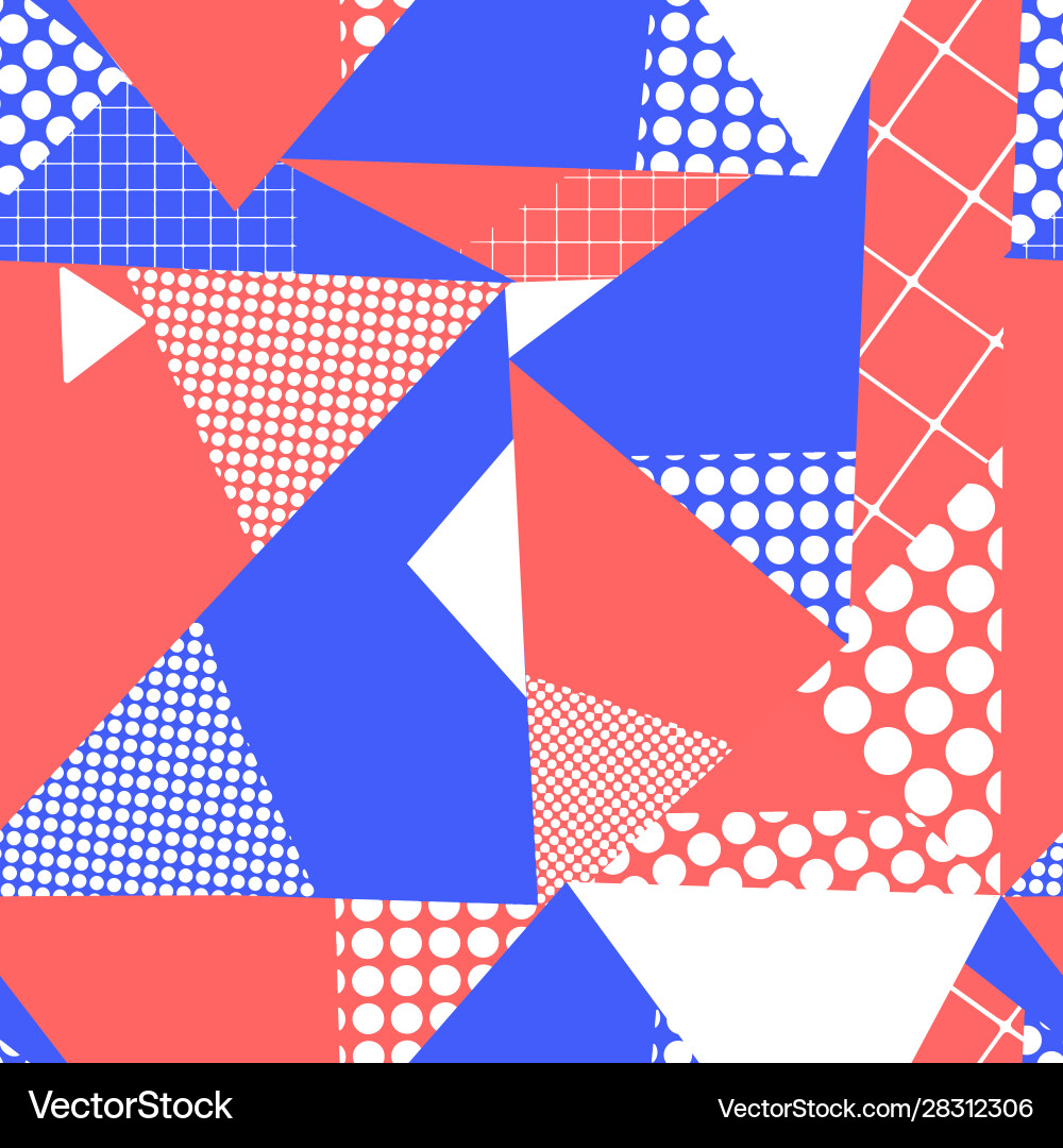 Geometric Abstract Triangle Pattern vector image
