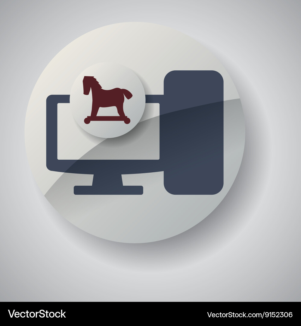 Technology design security system icon isolated vector image