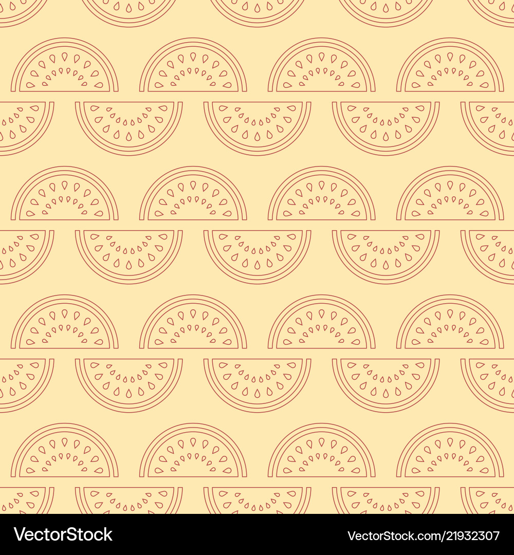 Seamless pattern with watermelon slices Seamless pattern with watermelon slices vector image
