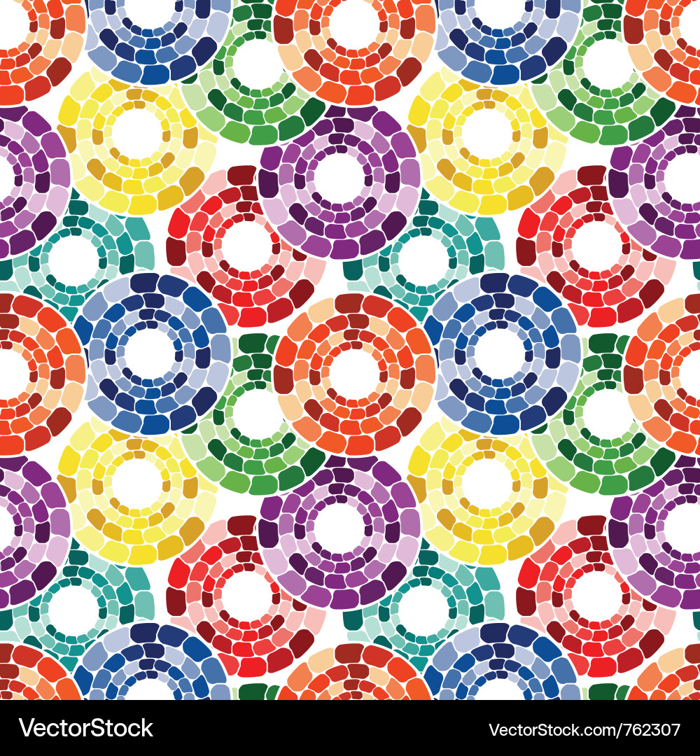 Seamless tile pattern vector image