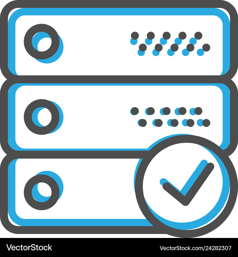 Server Icon - Interaction vector image