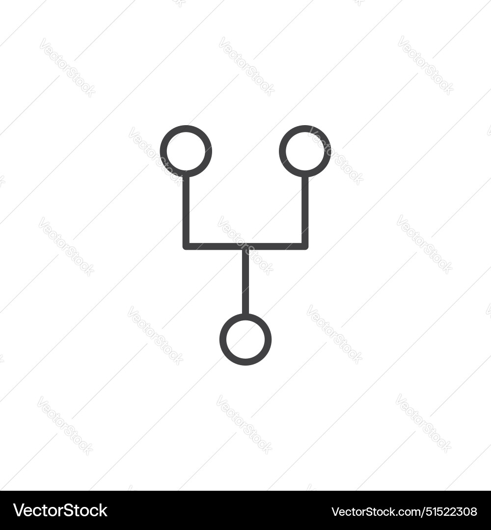 Code branch icon Code branch icon vector image