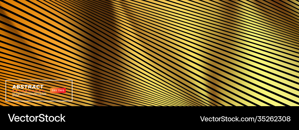 Dynamic colorful background design abstract gold vector image