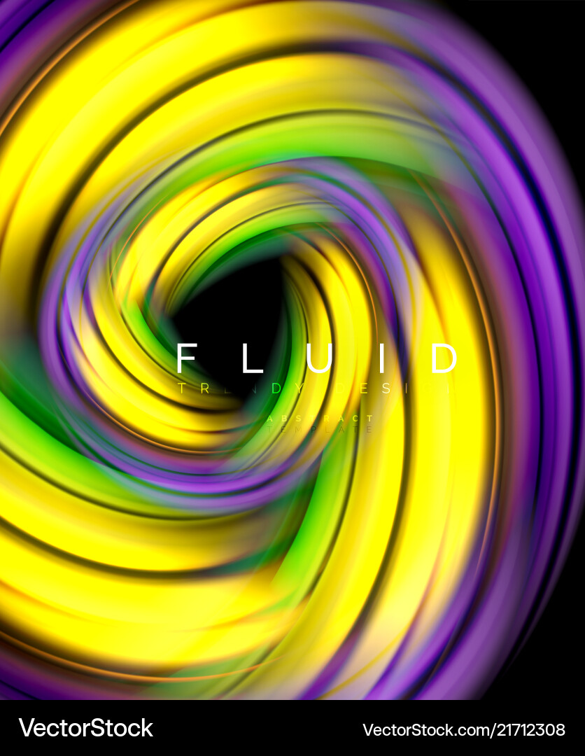 Fluid smooth wave abstract background flowing Fluid smooth wave abstract background flowing Vector Image
