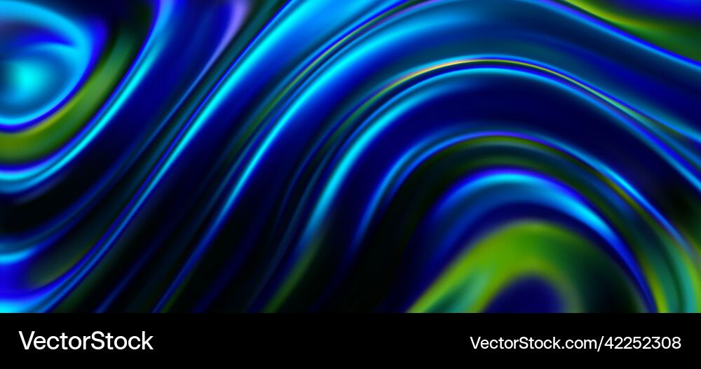 Iridescent surface with wavy ripples Iridescent surface with wavy ripples vector image