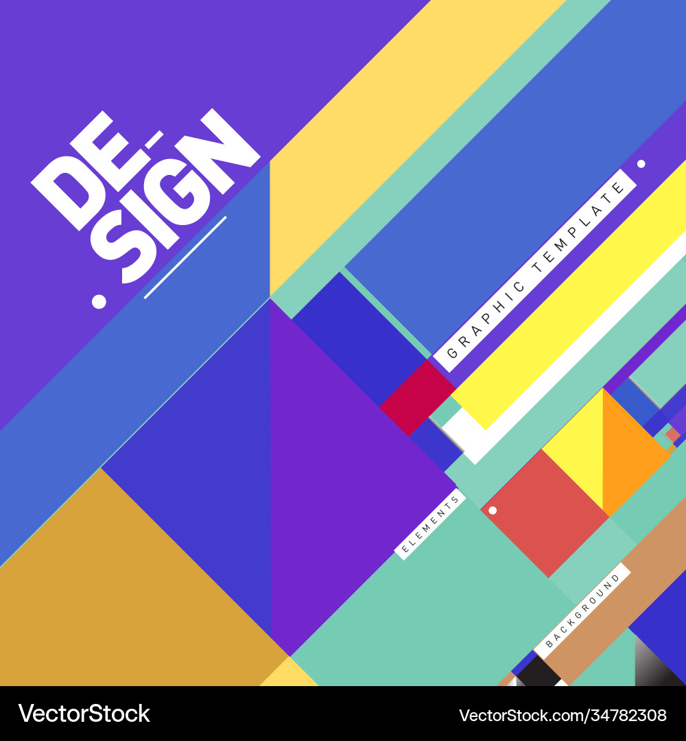 Modern colorful background material design Modern colorful background material design vector image