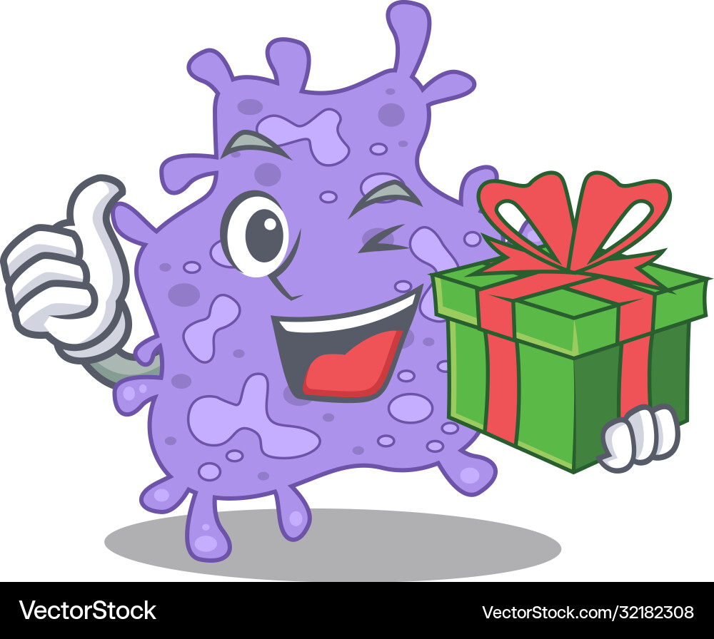 Smiling staphylococcus aureus cartoon character Smiling staphylococcus aureus cartoon character Vector Image