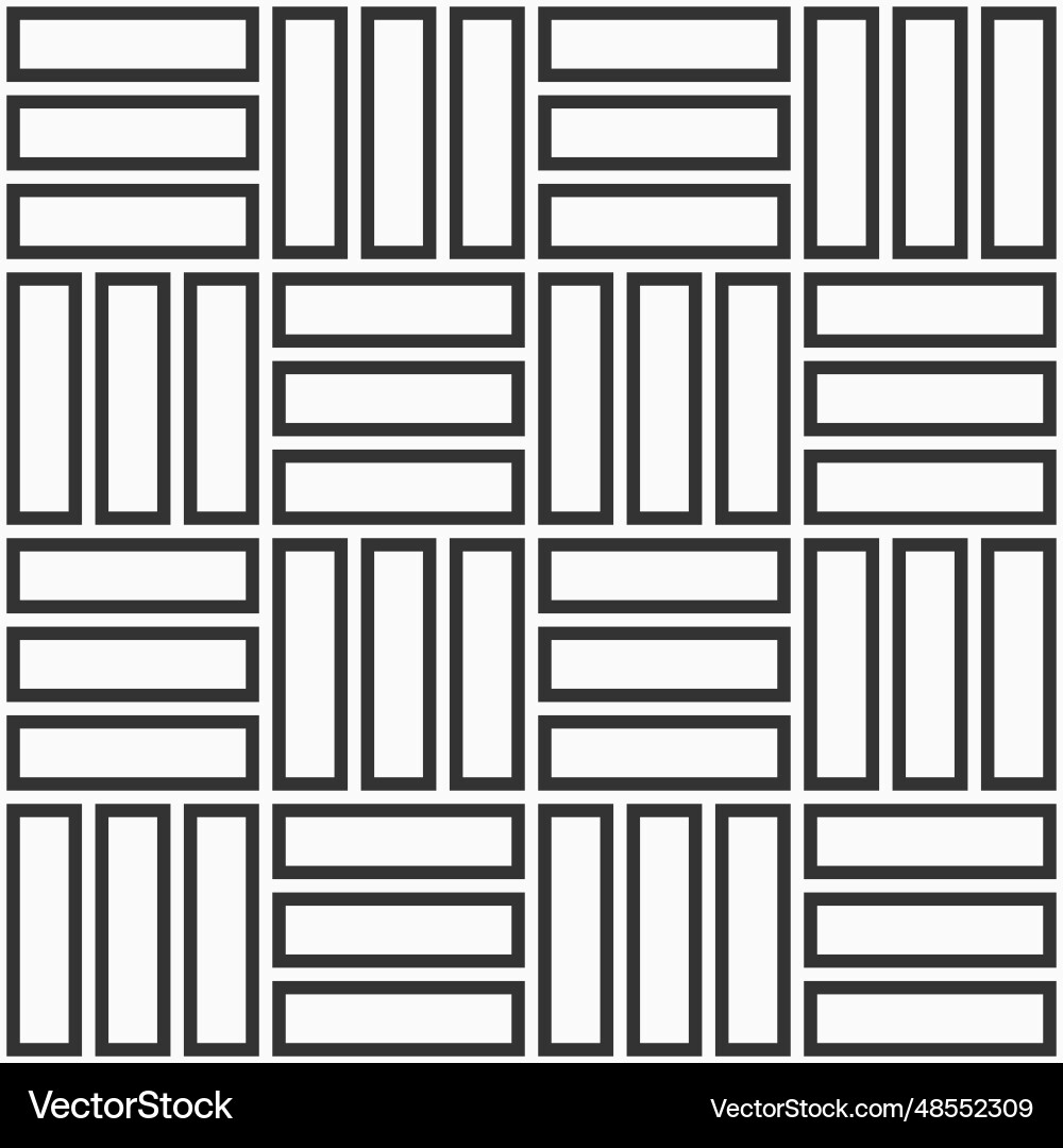 Abstract geometric seamless pattern horizontal Vector Image