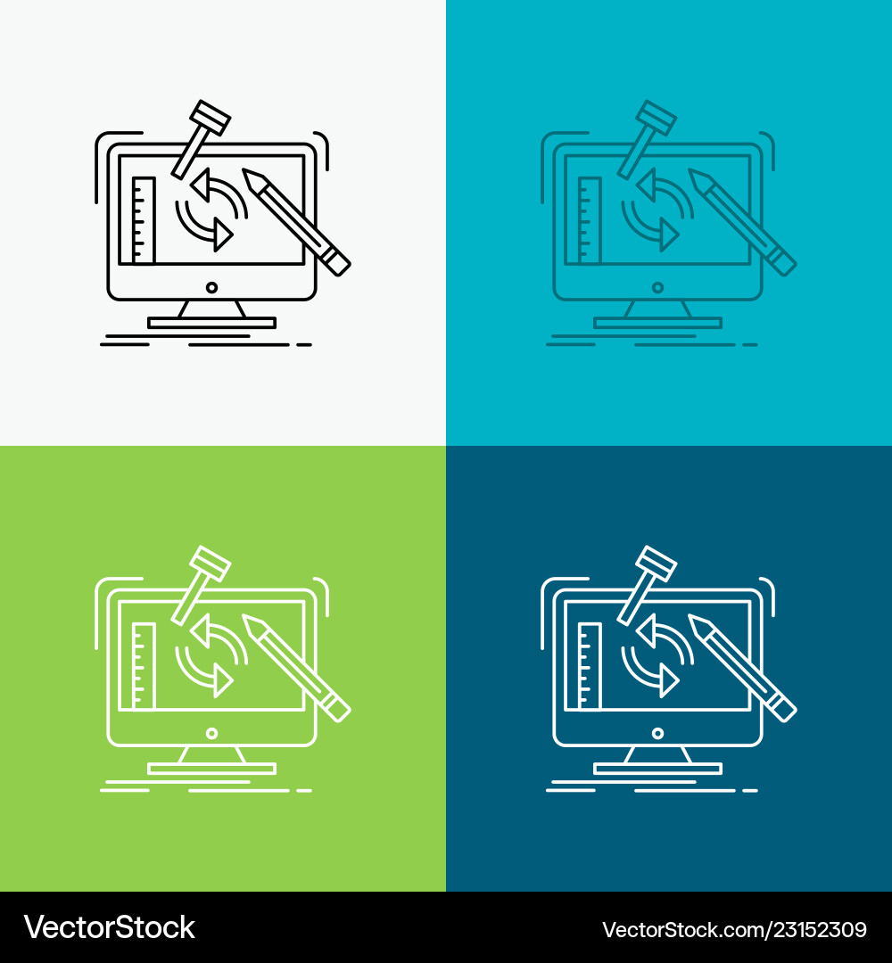 Engineering project tools workshop processing Engineering project tools workshop processing vector image