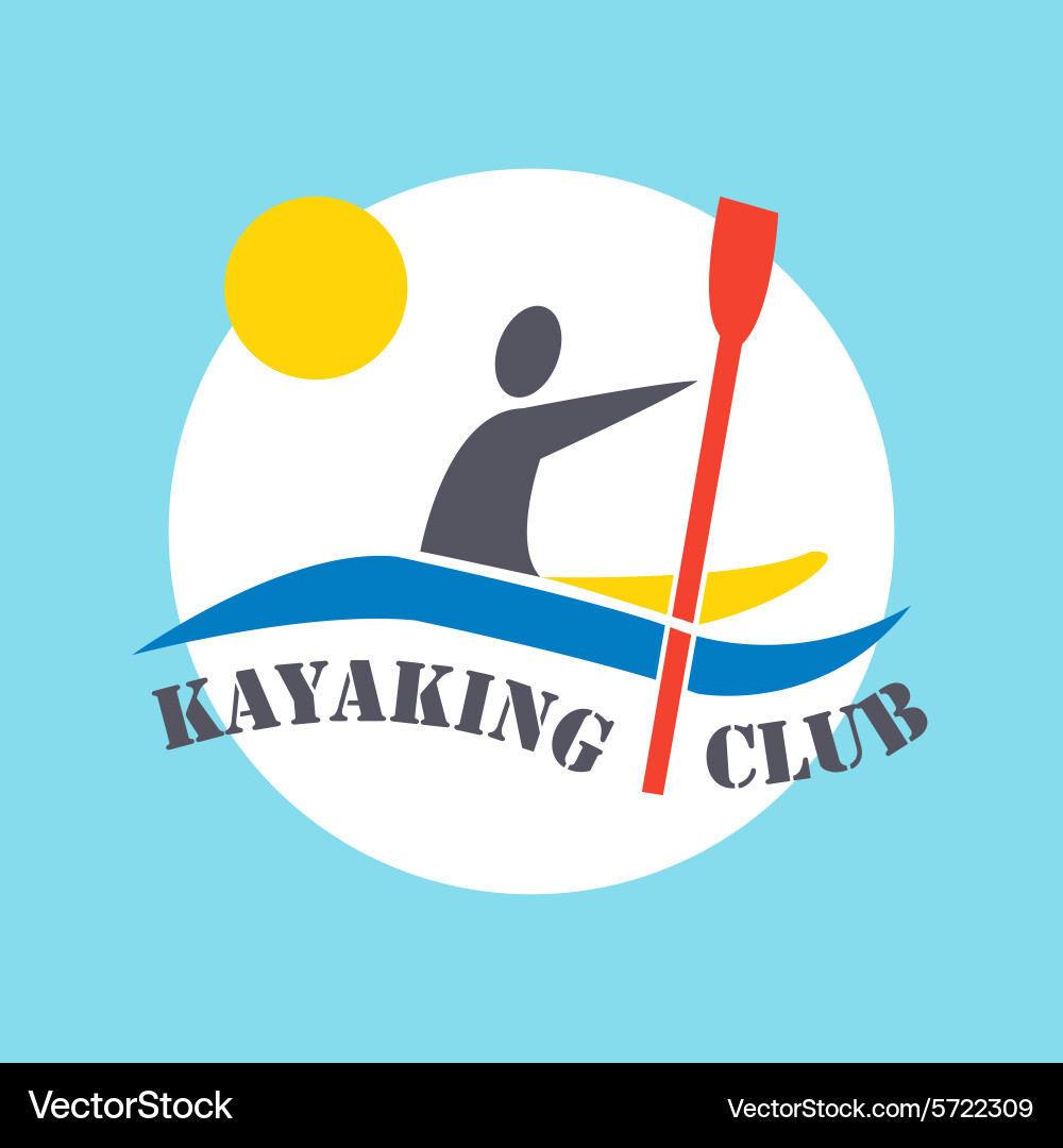 Flat design style of logotype with signatur vector image