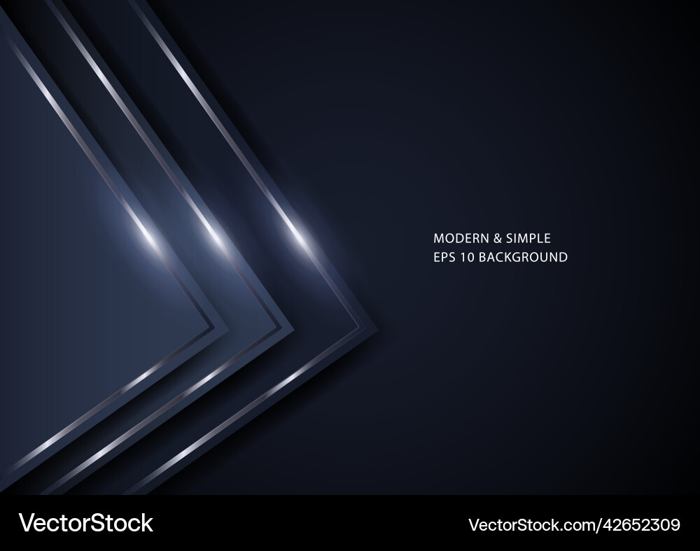 Luxurious abstract triangles background vector image