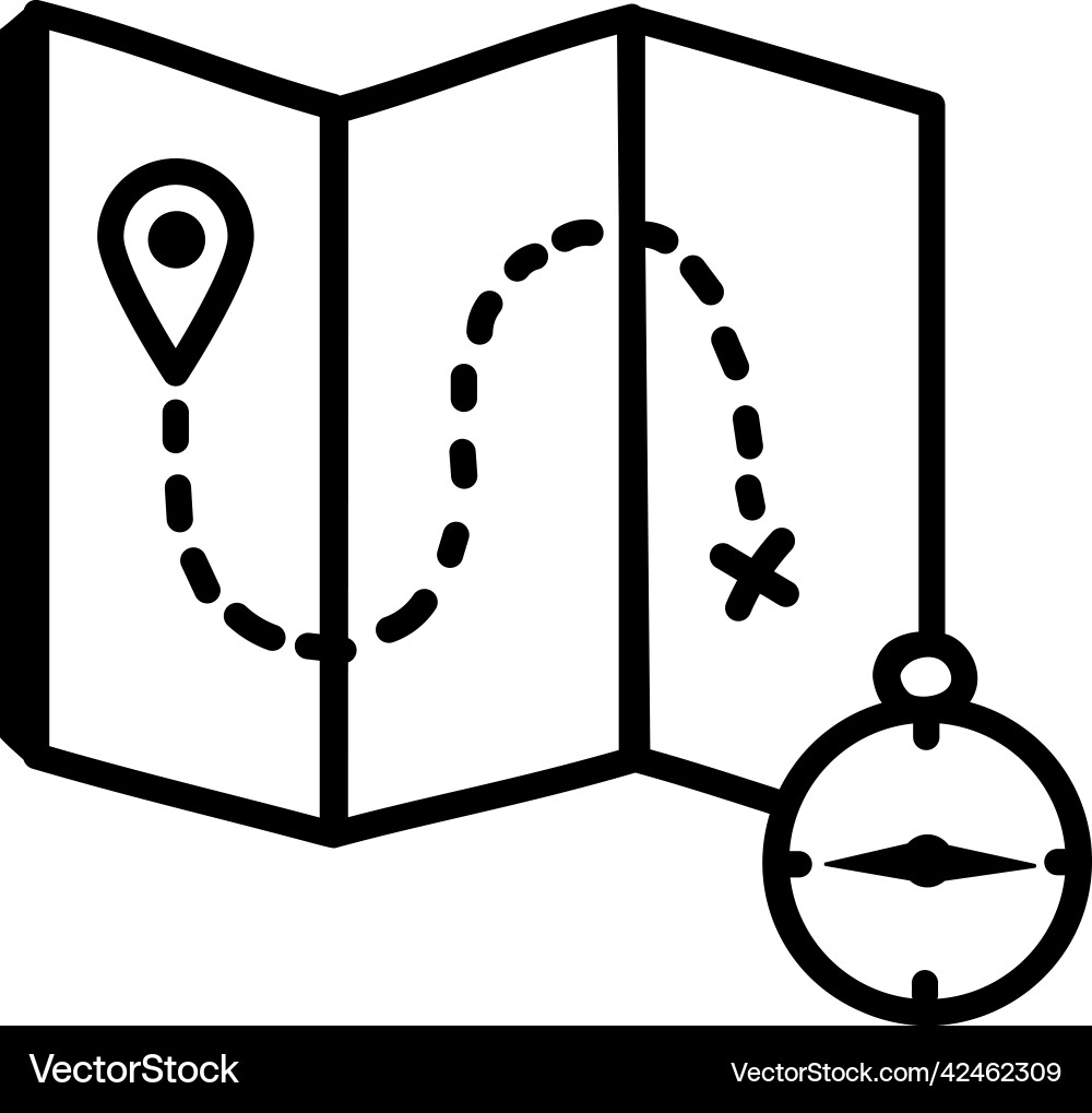 Map navigation Vector Image