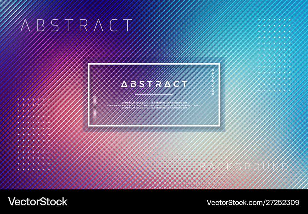 Modern background with textured dots and lines Vector Image