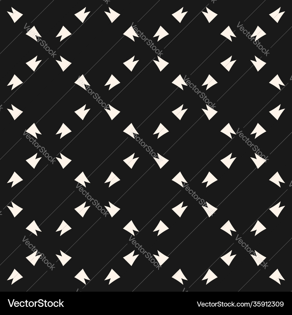 Simple monochrome seamless pattern with crosses Simple monochrome seamless pattern with crosses vector image