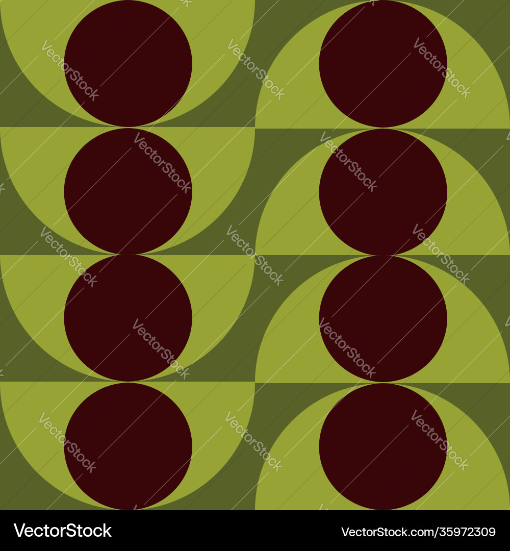 Warm retro colors seamless repeat pattern Vector Image