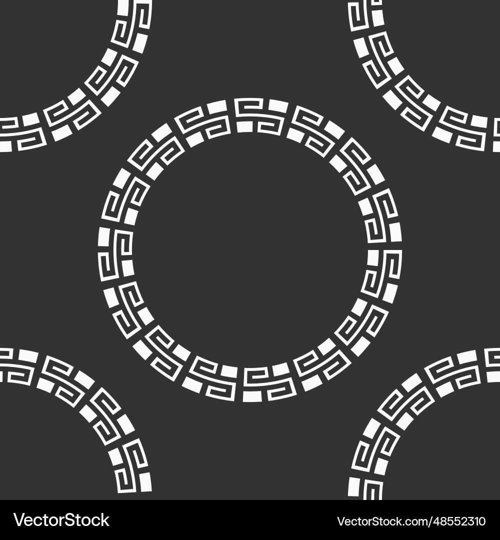 Abstract seamless pattern with round geometric Abstract seamless pattern with round geometric Vector Image