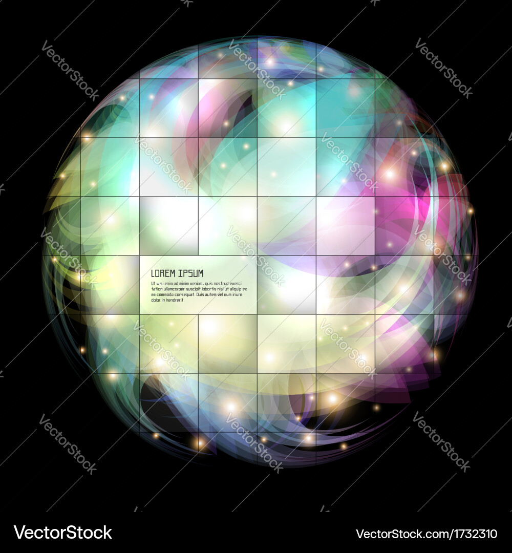 Abstract usable for different design vector image