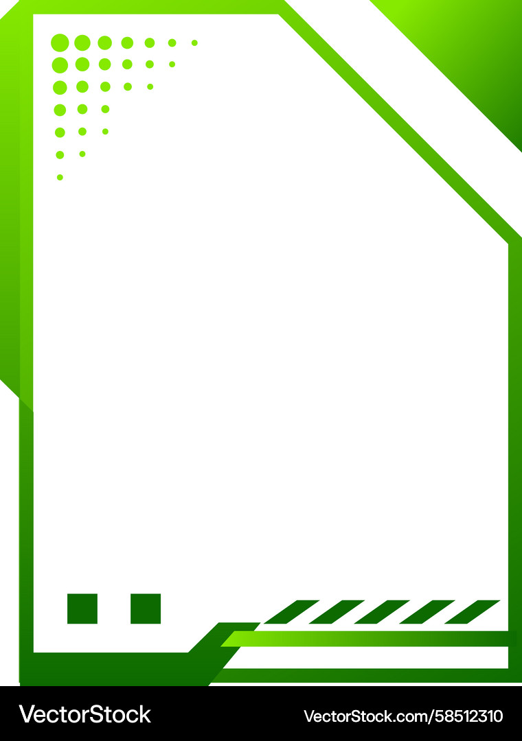 Futuristic UI Border & Frame Vector Image